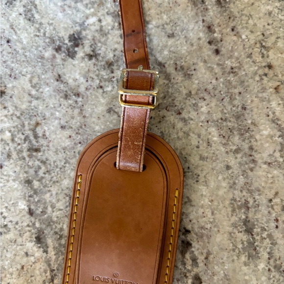 Louis Vuitton Authentic Vachetta Leather Luggage Tag and other accessories - Picture 4 of 7
